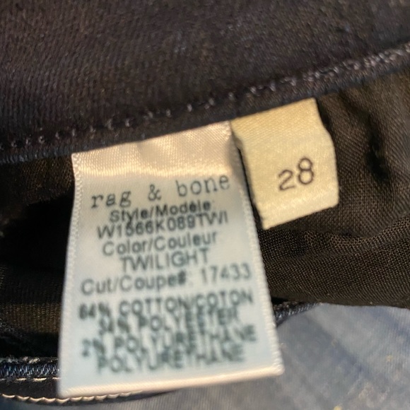 rag & bone High Rise Skinny 28 - Picture 3 of 3